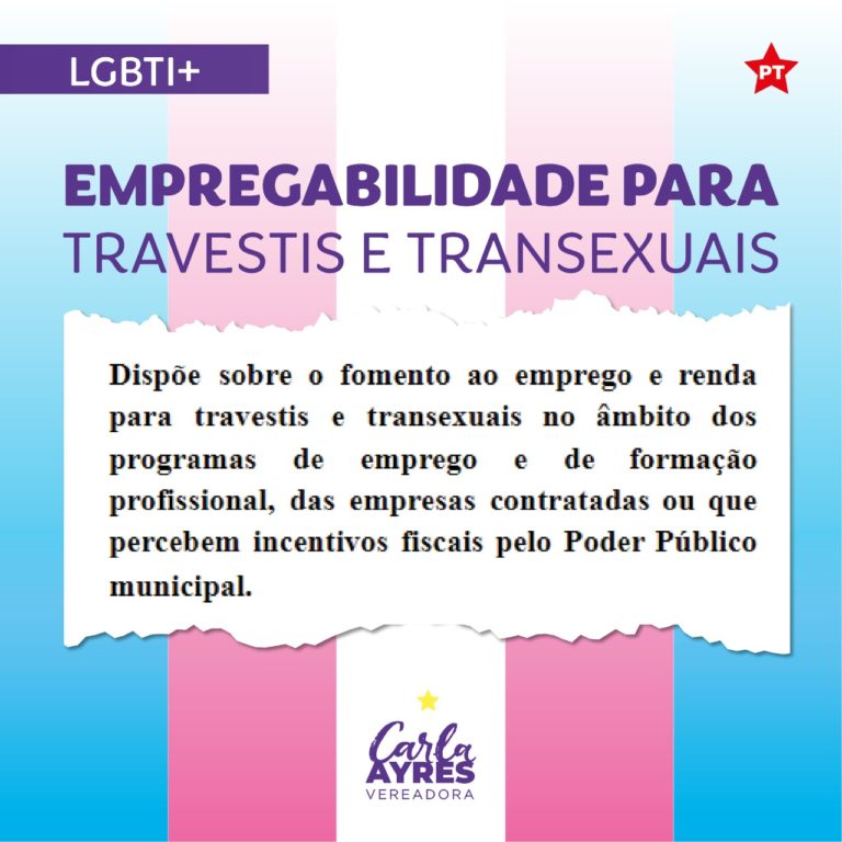 Carla Ayres Apresenta Projeto De Empregabilidade Para Travestis E Transexuais Carla Ayres 