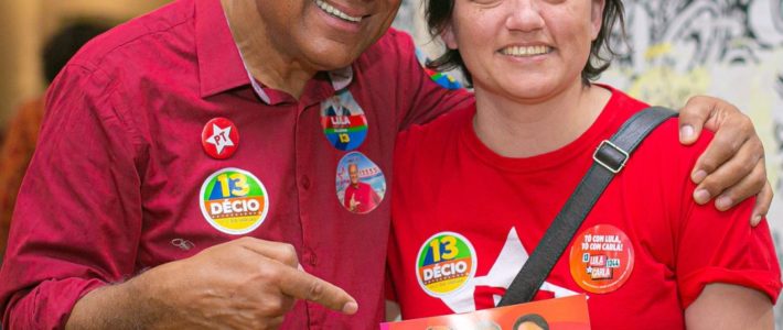 Carla Ayres participa do lançamento da candidatura de Lino Peres para Alesc