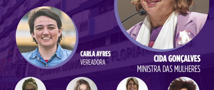 Ministra das Mulheres, Cida Gonçalves, vem a Florianópolis na quinta-feira