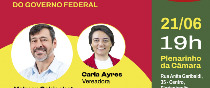 Vereadora Carla Ayres promove plenária sobre o Plano Plurianual do Governo Federal